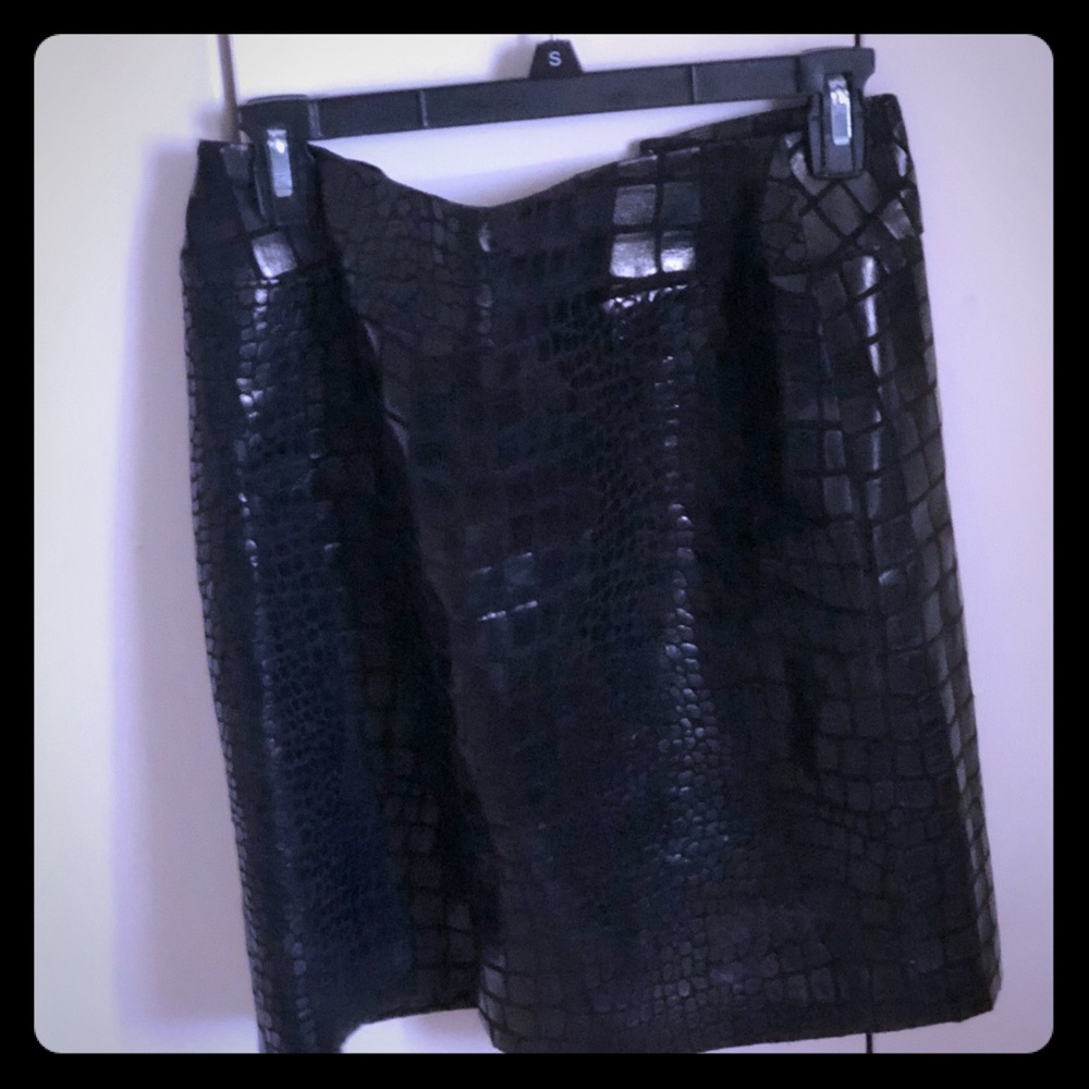 Alligator print unique skirt
